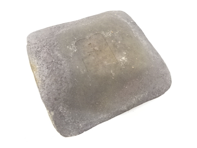  備前焼　鈴木黄弌造　四方皿　2客